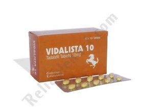 Buy Vidalista 10 mg (Tadalafil 10 mg) on