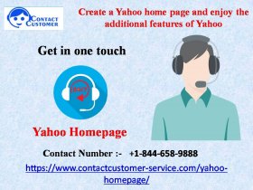 Create a Yahoo homepage and enjoy the ad