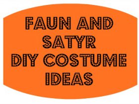 Faun and Satyr DIY Costume Tutorials