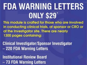 FDA WARNING LETTERS Only $29*