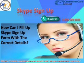 How Can I Fill Up Skype Sign Up Form Wit