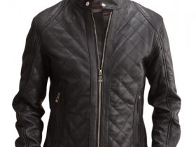 Men’s Quilted Leather Jacket