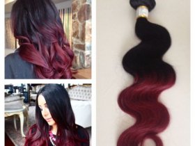 Ombre Hair Color - Remy Hair Weave