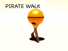 Pirate walk animation storyboard