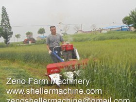Rice harvester machine