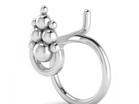 Silver Nose Pin