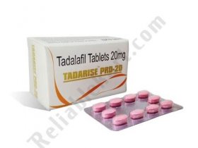 Tadarise Pro 20 mg: Order Tadalafil Tabl