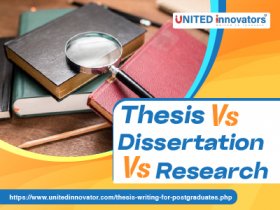 thesis vs dissertation vs research