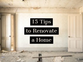 Tips to Renovate a Home