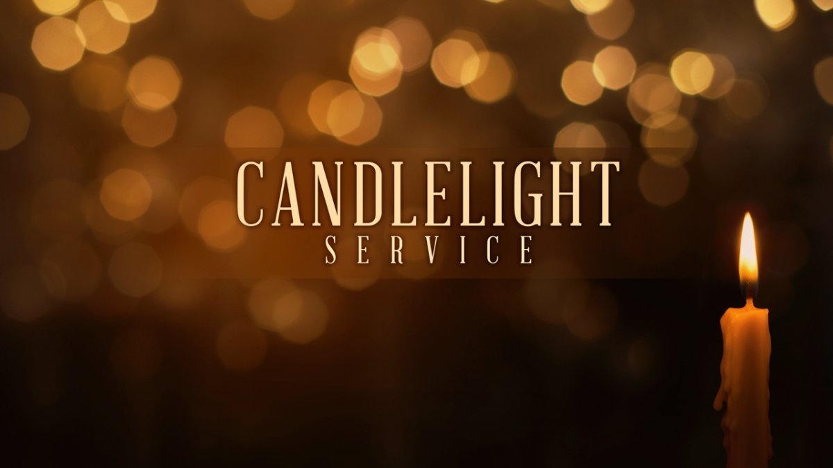 candlelight service candles